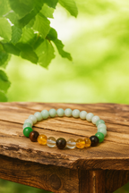 🌿 Natural Gemstone Energy Bracelet – Good Luck Gemstone Bracelet, Harmony & Strength in Every Bead | Unisex Bracelet | 3V8012