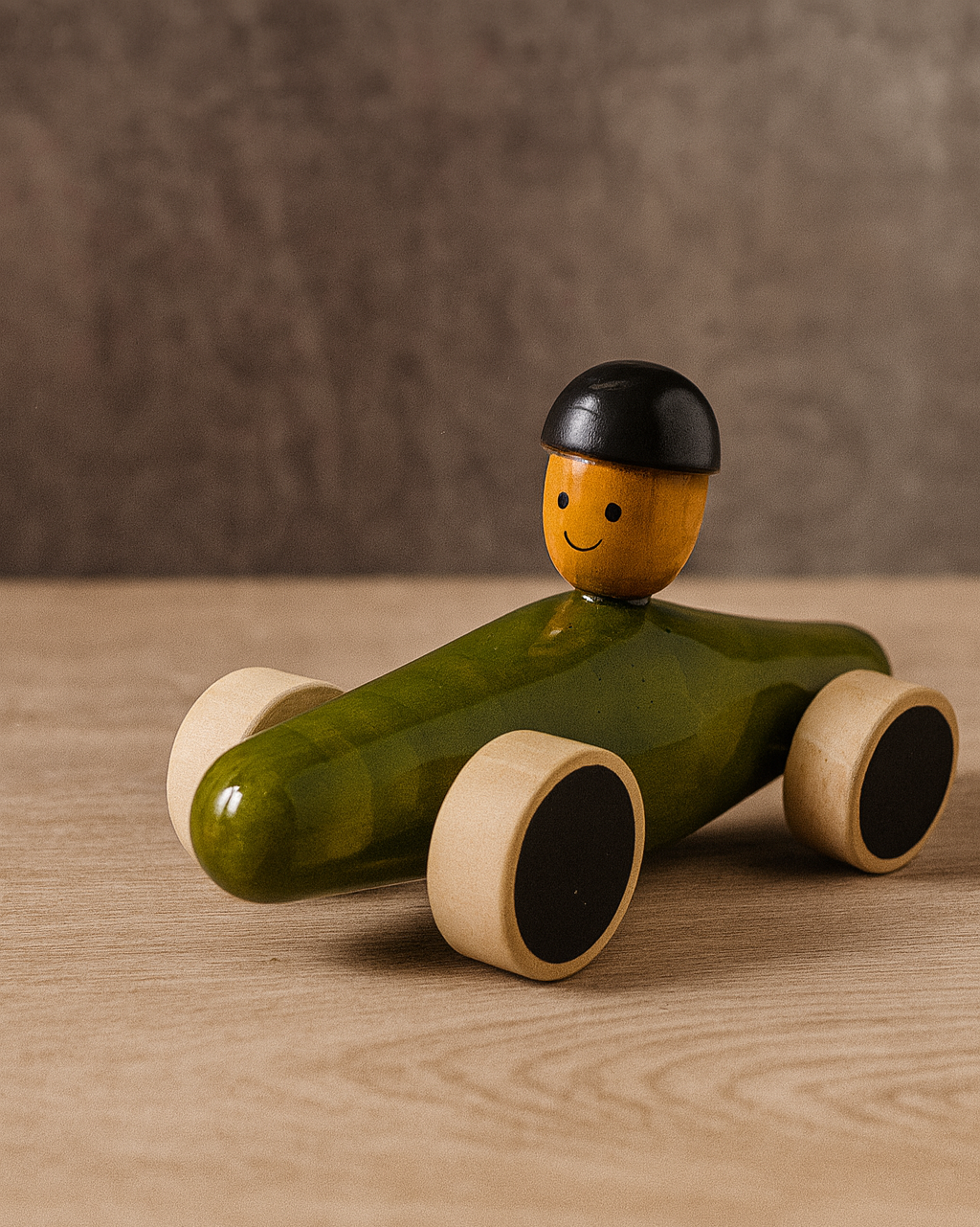 Classic Wooden Car Toy-Sustainable Design for Creative Play | 3V3006