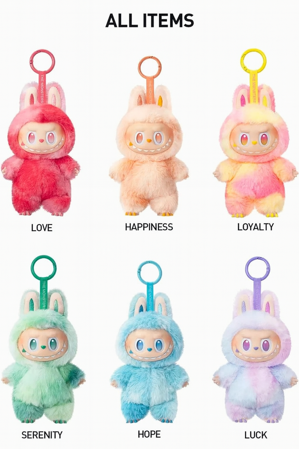 Labubu Plush Keychain – Cute Designer Collectible Toy | 3V4001