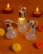Battery Bulb / Star -Shaped LED Light Bulbs – Festive Decorative Lights  | 4 PIECE |Diwali Decoration item | 3V6008