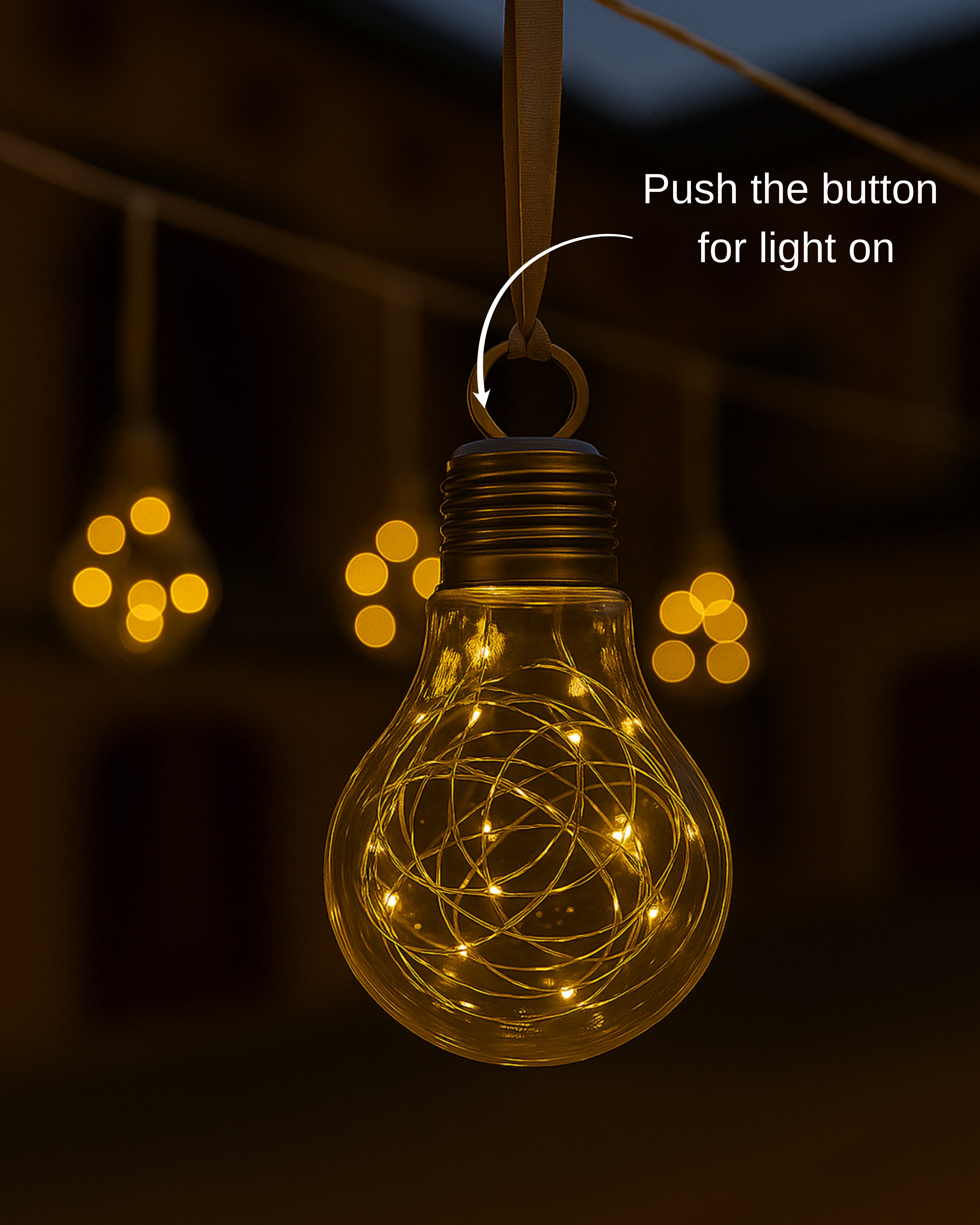 Battery Bulb / Star -Shaped LED Light Bulbs – Festive Decorative Lights  | 4 PIECE |Diwali Decoration item | 3V6008