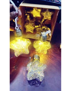 Battery Bulb / Star -Shaped LED Light Bulbs – Festive Decorative Lights  | 4 PIECE |Diwali Decoration item | 3V6008
