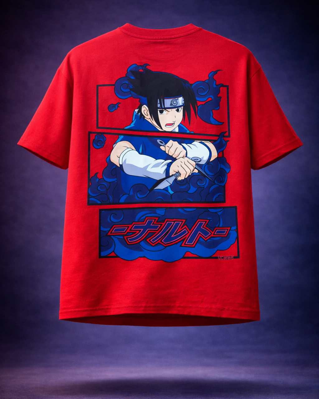 TRIVI's Premium Red color Oversized  Cotton Tee– 100% Cotton Streetwear Tee | 3V9009