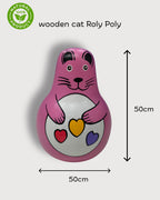 Happy Wobble Cat – Self-Balancing Wooden Toy for Kids from TRIVI | 3V3011