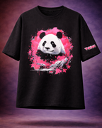 TRIVI's Black Oversized French Terry Tee – Premium 100% Cotton Streetwear Tee | 3V9002