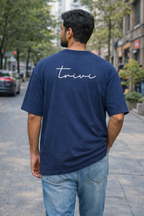 TRIVI's Oversized French Terry Cotton Tee – Premium 100% Cotton Streetwear Tee | 3V9001