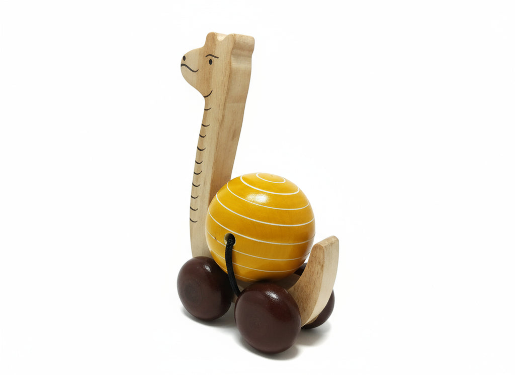 Wooden Giraffe Push Toy-Handcrafted Fun for Little Explorers | 3V3005