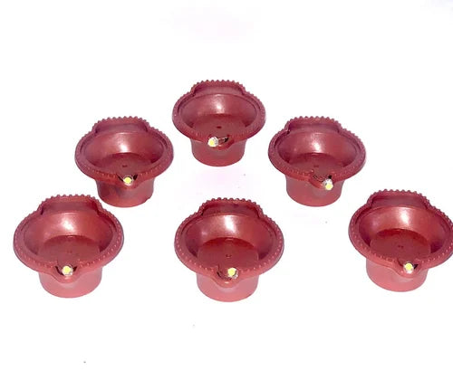 Water Sensor LED Diya Set – Eco-Friendly Electric Diyas for Diwali & Home Décor (Pack of 6) | 3V6009
