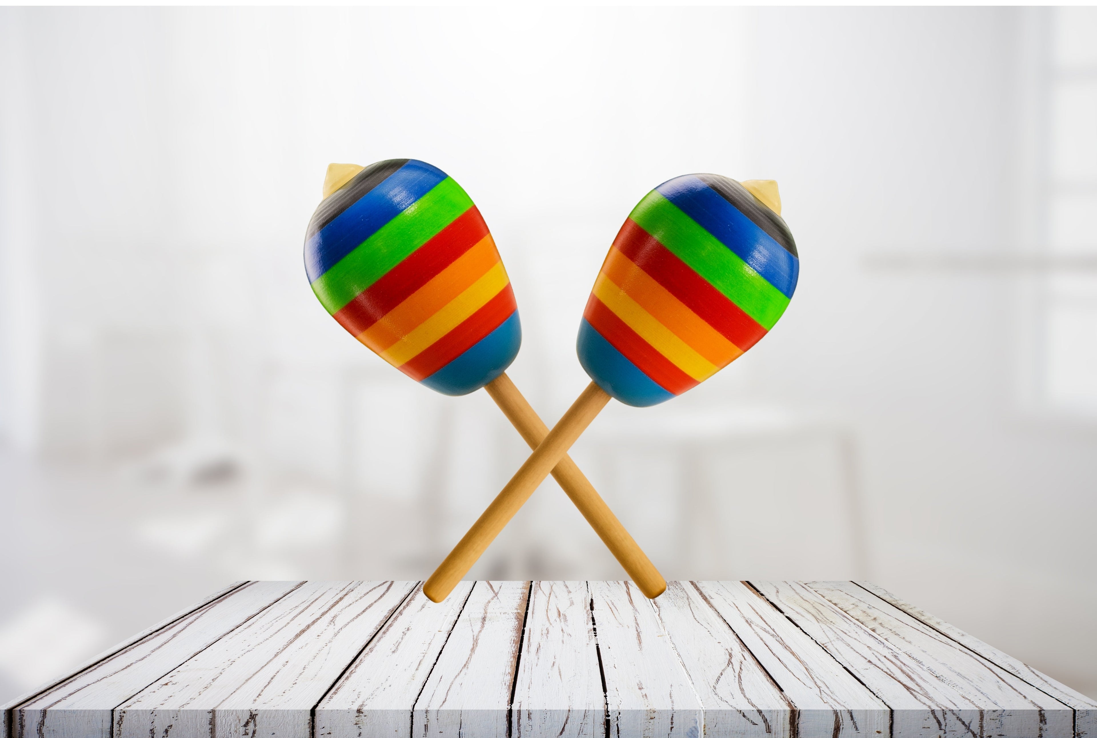 Handcrafted Multicolored Wooden Spinning Tops – Classic Fun, Crafted Naturally | 3V3008